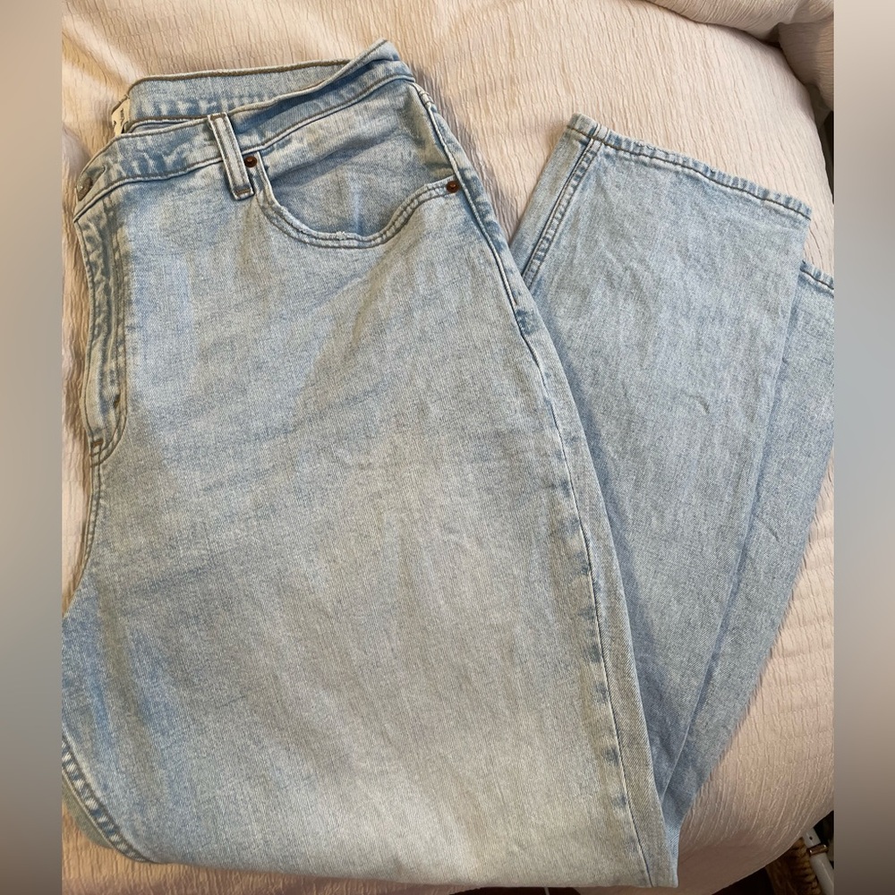 Abercrombie & Fitch 90s slim straight ultra high rise Jean 34s